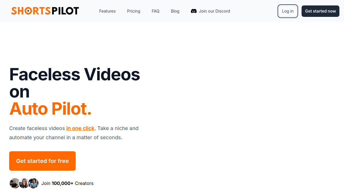 Shortspilot AI homepage — Fake-chat and series-style channels with per-series pricing.